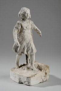 Makeetti juoksevan tytön hahmolle (kipsi) (katso myös 440337) tekijältä William Hamo Thornycroft