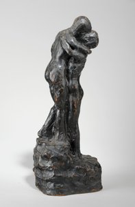 Maquette for The Kiss, n. 1916 (maalattu kipsi) (katso myös 440229)
