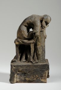 Maquette for the Figur of Grief (muovailuvaha) (katso myös 440343)