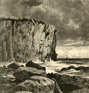 "Cliff lähellä Beaver Baytä", 1872.