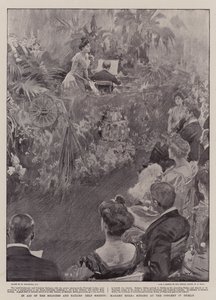 Aid of the Soldiers and Sailors Help Society, Madame Melba laulaa konsertissa Dublinissa
