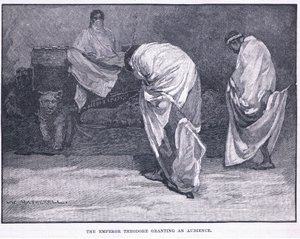 Keisari Theodore tarjosi yleisön tekijältä William Hatherell