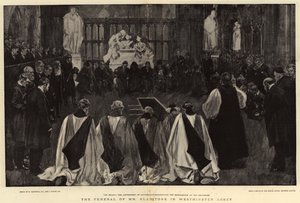 Gladstonen hautajaiset Westminster Abbeyssa tekijältä William Hatherell