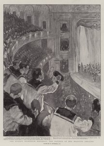 Kuningattaren 80. syntymäpäivä, matinee Hänen Majesteettinsa teatterissa