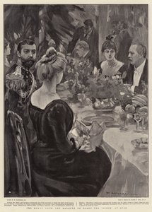 Kuninkaallinen kiertue, juhlat Ophir-laivalla Suezissa tekijältä William Hatherell