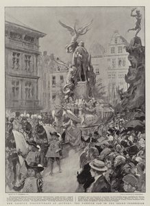 Vandyckin 100-vuotisjuhla Antwerpenissä, Vandyck-auto Grand Processionissa tekijältä William Hatherell