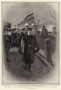 Saksan keisarin vierailu, Hänen Majesteettinsa maihinnousu Port Victoriassa tekijältä William Hatherell