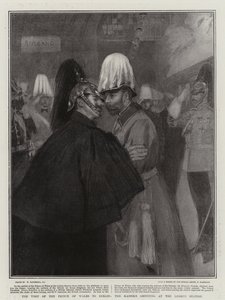 Walesin prinssin vierailu Berliinissä, Keisarin tervehdys Lehrten asemalla tekijältä William Hatherell