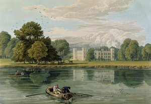 Sion House, kaiverrus Robert Havell (1769-1832) 1815 (värikaiverrus)