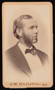 Gerry Whiting Hazletonin muotokuva 1829-1920, ennen vuotta 1876. tekijältä William Hayward Sherman