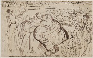 Suudelma kongressissa, 1818 tekijältä William Heath