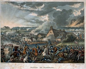 Waterloon taistelu 1815, levy 29 julkaisusta "Wellington