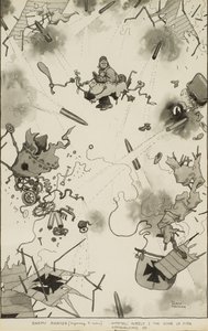 Hieno päätelmä, n. 1918 tekijältä William Heath Robinson
