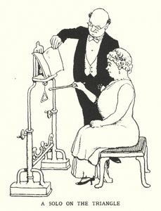 Solo kolmiossa (litho) tekijältä William Heath Robinson