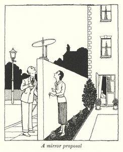 Peiliehdotus (litho) tekijältä William Heath Robinson