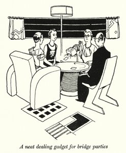 Siisti kaupankäyntilaite siltajuhliin (litho) tekijältä William Heath Robinson