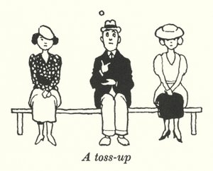 Toss-up (litho) tekijältä William Heath Robinson