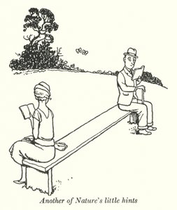 Toinen luonnon pienistä vihjeistä (litho) tekijältä William Heath Robinson