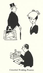 Muunnetut häälahjat (litho) tekijältä William Heath Robinson