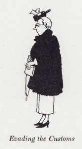 Tullin kiertäminen (litho) tekijältä William Heath Robinson