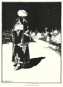Nousin ja seurasin häntä (kaiverrus) tekijältä William Heath Robinson