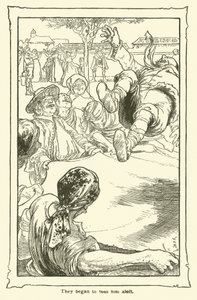 Kuvitus Don Quijotelle (litho) tekijältä William Heath Robinson