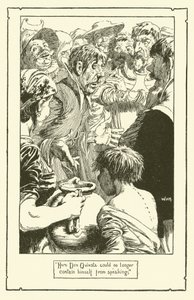 Kuvitus Don Quijotelle (litho) tekijältä William Heath Robinson