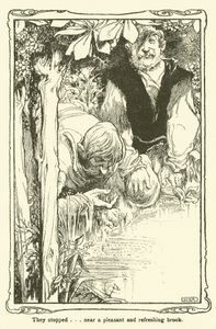 Kuvitus Don Quijotelle (litho) tekijältä William Heath Robinson