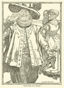 Kuvitus Don Quijotelle (litho) tekijältä William Heath Robinson