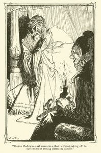 Kuvitus Don Quijotelle (litho) tekijältä William Heath Robinson