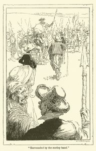 Kuvitus Don Quijotelle (litho) tekijältä William Heath Robinson