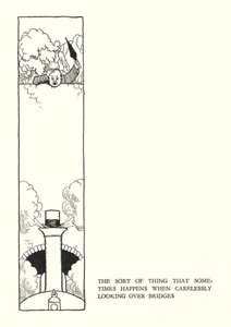Kuvitus Railway Ribaldrylle, W Heath Robinson (litho) tekijältä William Heath Robinson