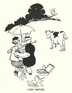 Keskinäinen taide (litho) tekijältä William Heath Robinson