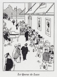 Luxury Tail (litho) tekijältä William Heath Robinson