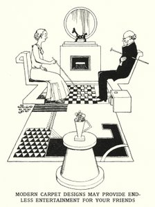 Modernit mattomallit voivat tarjota loputonta viihdettä ystävillesi (litho) tekijältä William Heath Robinson