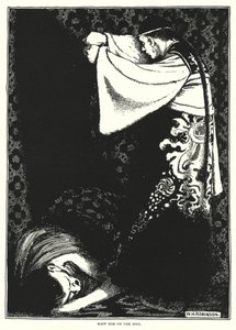 Tappoi hänet paikalla (kaiverrus) tekijältä William Heath Robinson