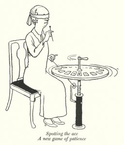 Ässän havaitseminen, uusi kärsivällisyyden peli (litho) tekijältä William Heath Robinson