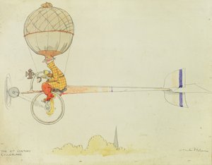 21. vuosisadan sykloplane tekijältä William Heath Robinson