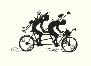 Loppu (litho) tekijältä William Heath Robinson