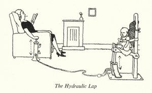 Hydraulinen kierros (litho) tekijältä William Heath Robinson