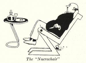 "Nukratuoli" (litho) tekijältä William Heath Robinson
