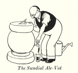 Aurinkokello Ale-Vat (litho) tekijältä William Heath Robinson