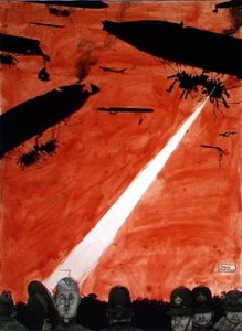 Petturi (kynä ja muste, akvarelli) tekijältä William Heath Robinson