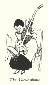 Vacuophone (litho) tekijältä William Heath Robinson