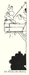The Window-Box Rockery (litho) tekijältä William Heath Robinson