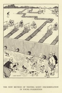 Uusi menetelmä nuorten kettukoirien tuoksuerottelun testaamiseen tekijältä William Heath Robinson