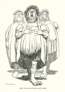 He elävät vain tuulella (litho) tekijältä William Heath Robinson