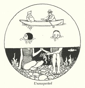 Epäillyt (litho) tekijältä William Heath Robinson