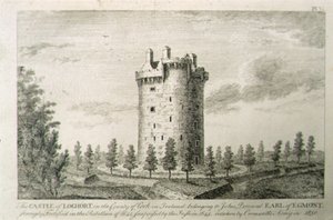 Castle Howel, Barony of Kells, Kilkennyn kreivikunta, Irlanti, George Virtuen kirjasta 