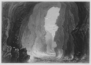 Dunkerry Cave, Antrimin kreivikunta (kaiverrus)